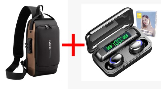 Bolso Antirrobo + Audifonos F9